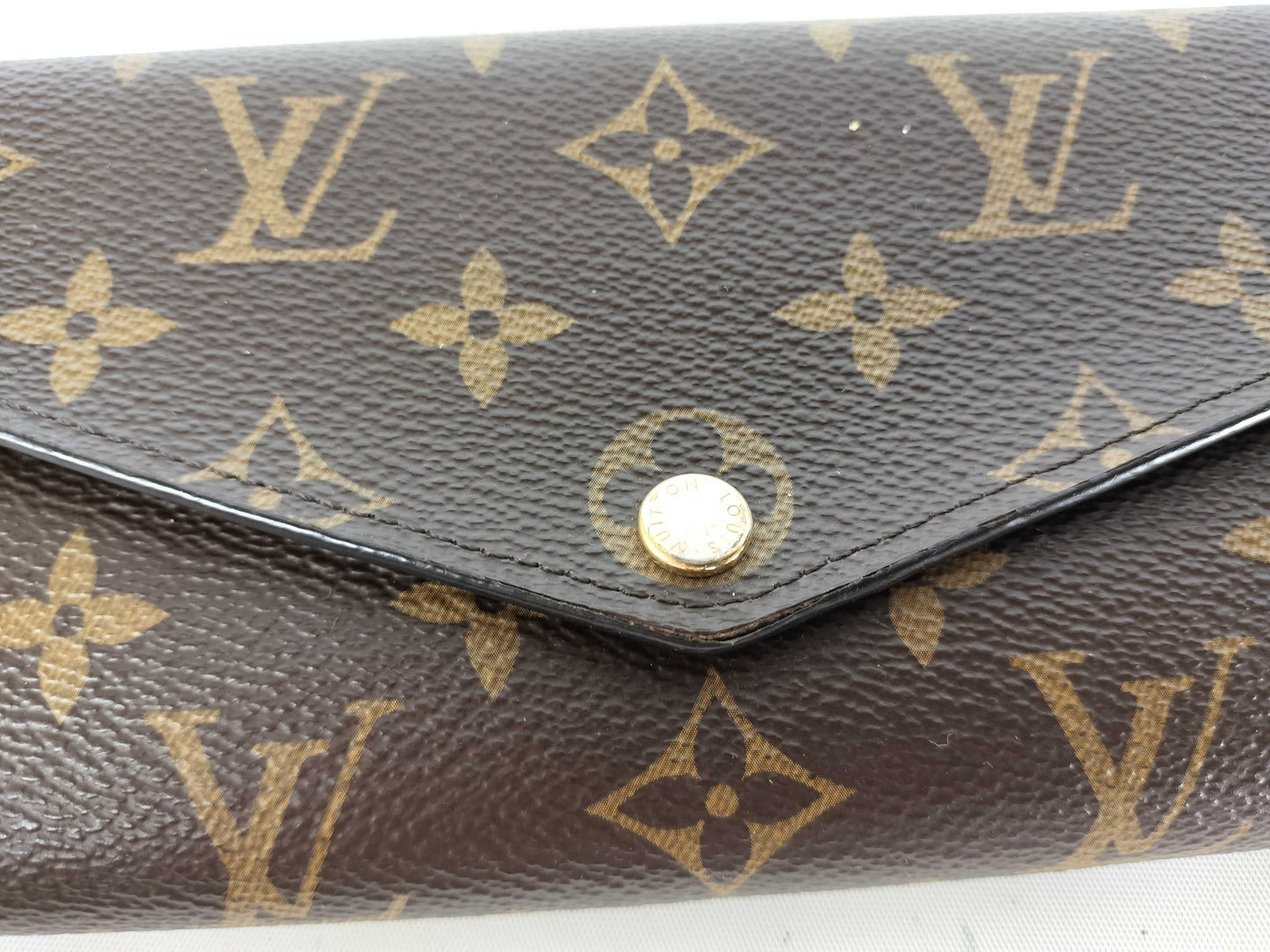 LOUIS VUITTON Monogram Louis Vuitton Monogram Portefeuille Sarah Fuchsia M62234 MS3149 Wallet