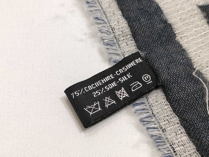 CHANEL Coco Mark Shawl 20V Cashmere and Silk Scarf