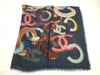 CHANEL Chanel Shawl Coco Mark Navy Other Accessories