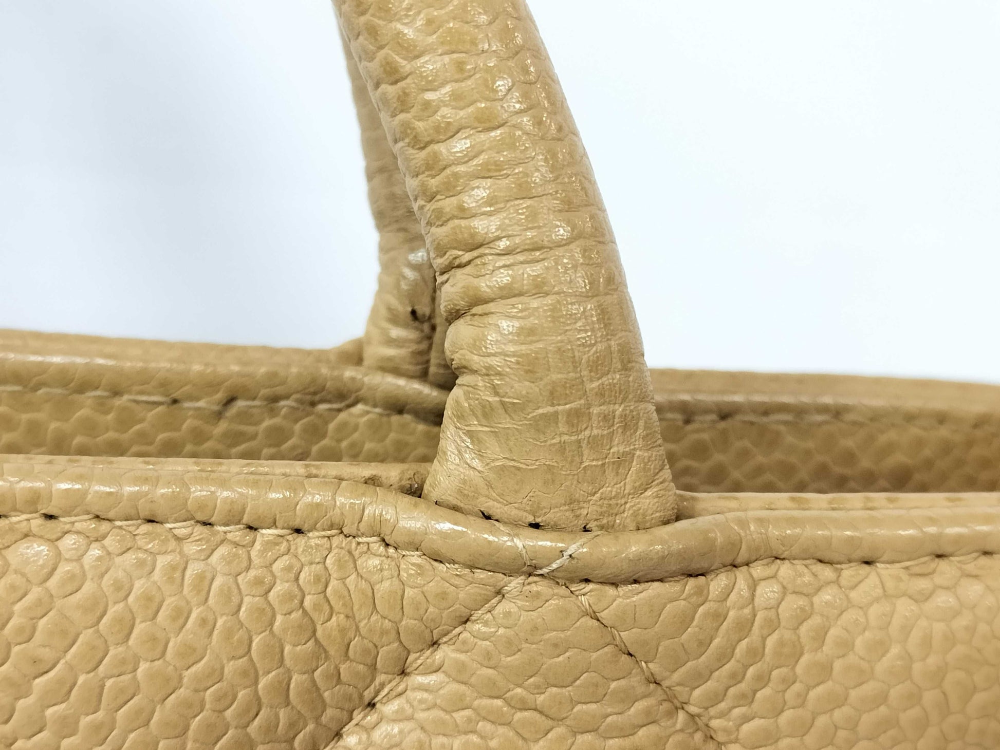 CHANEL Caviar Skin Reproduction Caviar Tote Bag
