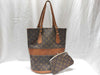 LOUIS VUITTON Monogram Clasp Bucket Shoulder Bag with Pouch