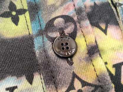 LOUIS VUITTON Louis Vuitton Tie-dye Monogram Denim Jacket