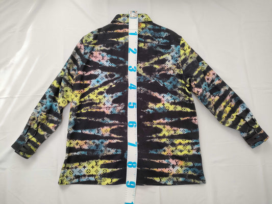 LOUIS VUITTON Louis Vuitton Tie-dye Monogram Denim Jacket