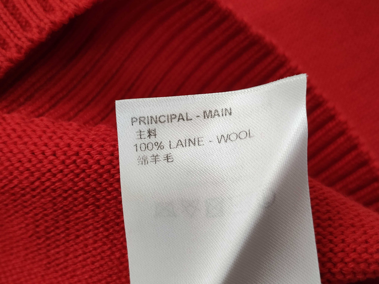 LOUIS VUITTON LVV logo knit sweater top