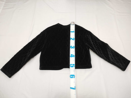 CELINE Velvet Quilted Short Jacket