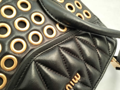 Miu Miu 2-Way Handbag Black Handbag