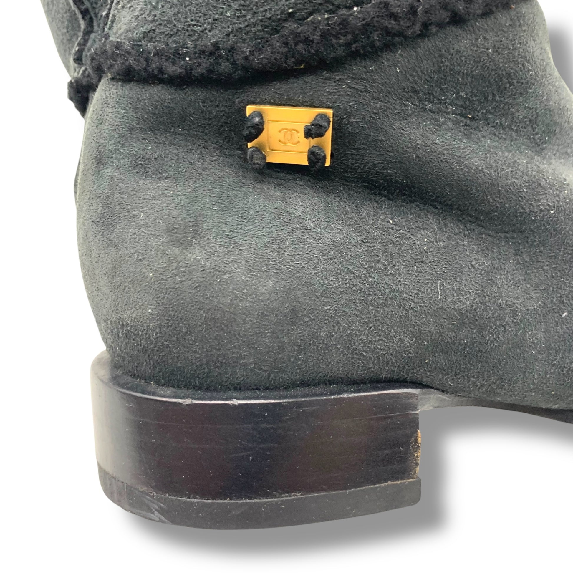 CHANEL CHANEL Boots Black Size 36 1/2 Other Shoes