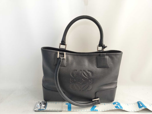 LOEWE Leather Anagram Tote Bag