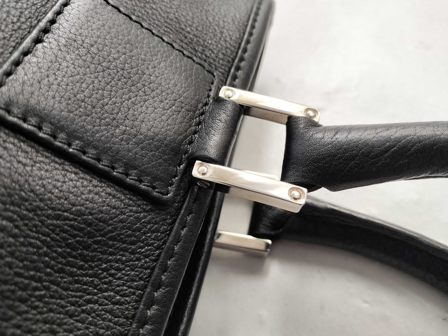 LOEWE Leather Anagram Tote Bag