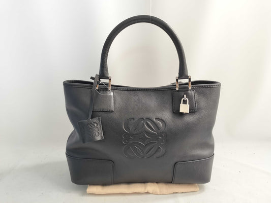 LOEWE Leather Anagram Tote Bag