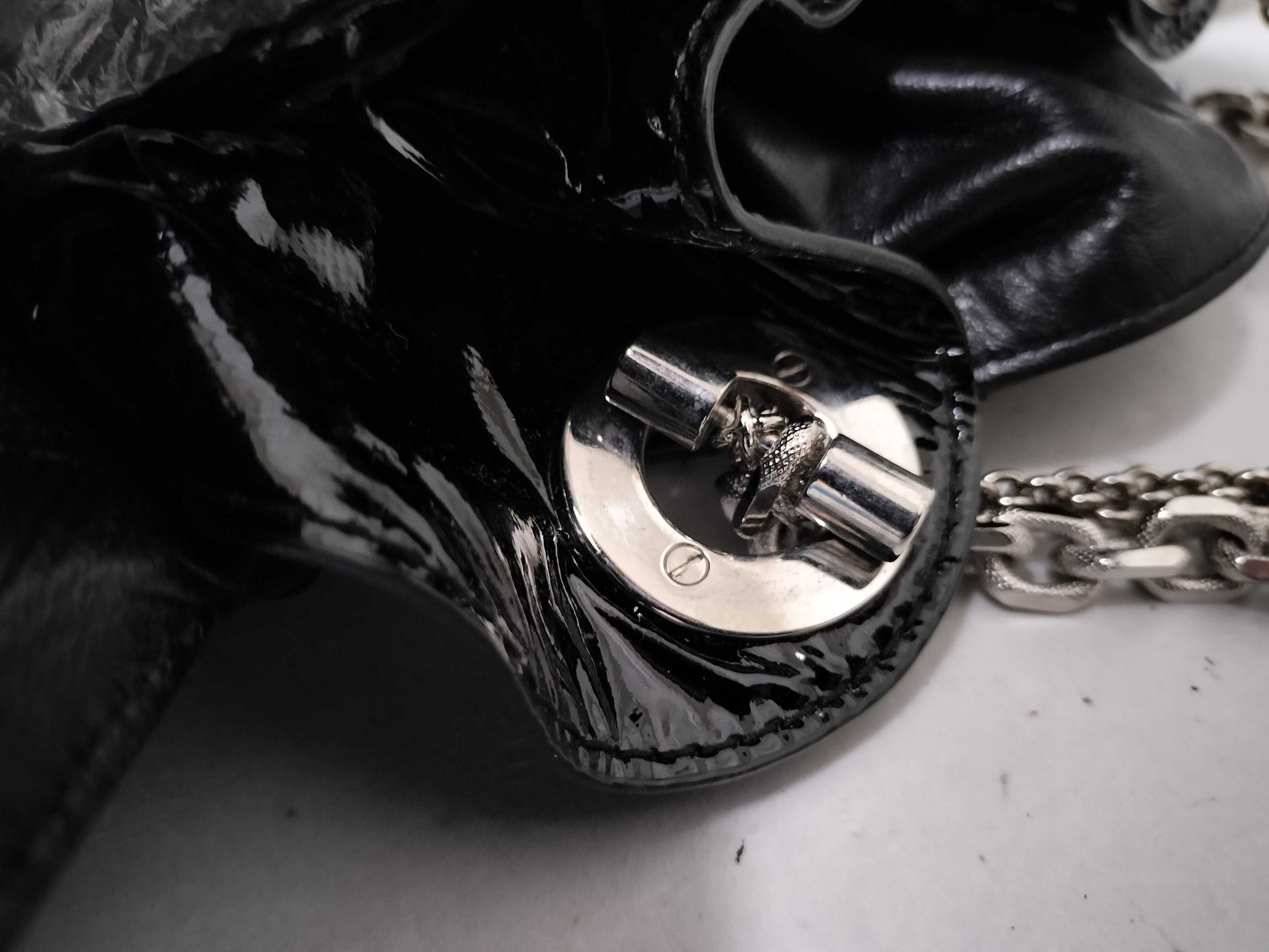 Dior Enamel Lady Dior Cannage Tote Bag