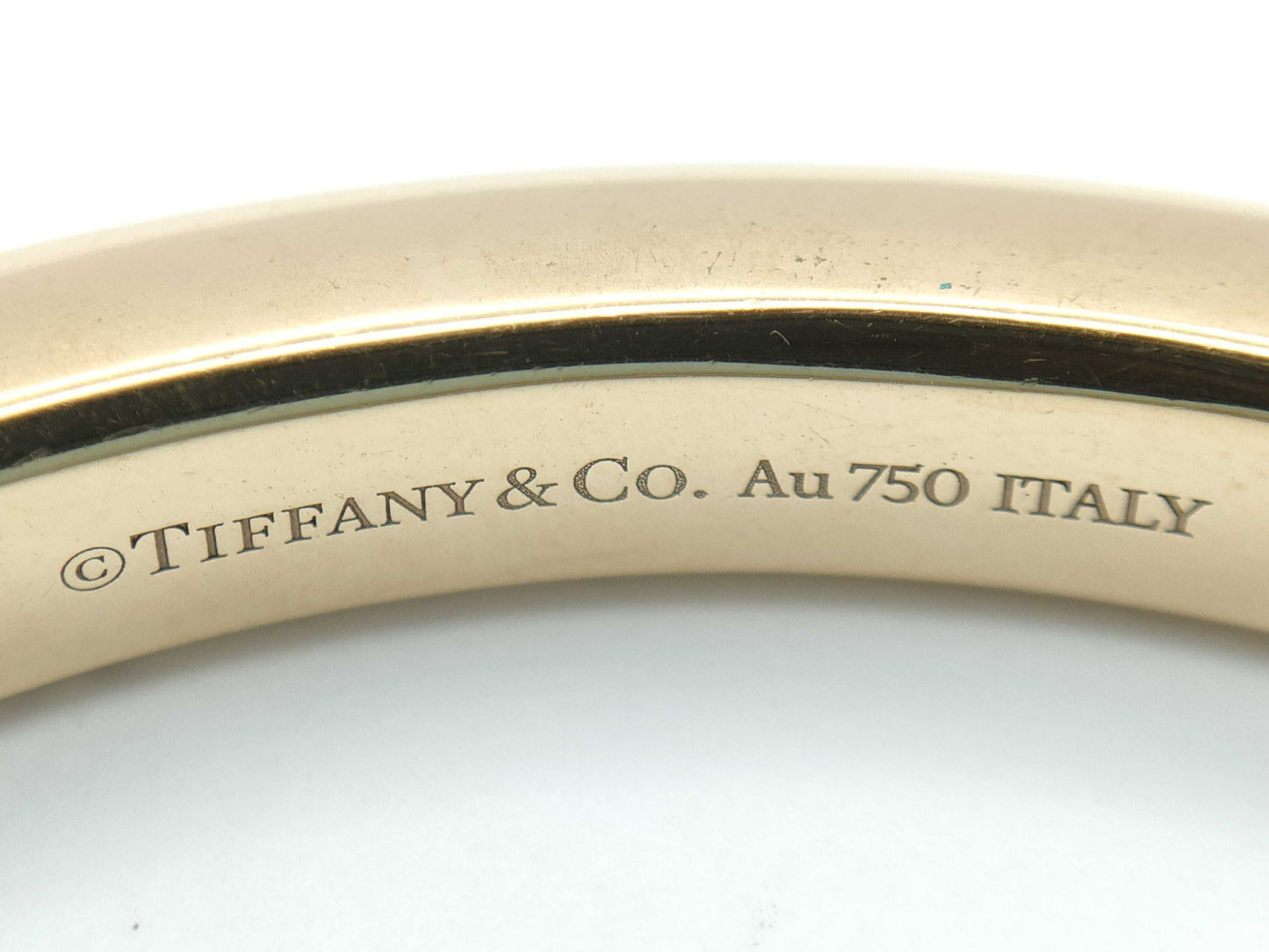 Tiffany & Co. Lock PG Au750 29.7g Bracelet/Bangle 