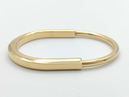 Tiffany & Co. Lock PG Au750 29.7g Bracelet/Bangle 