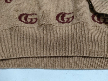 GUCCI Knit Sweater GG Pattern Top
