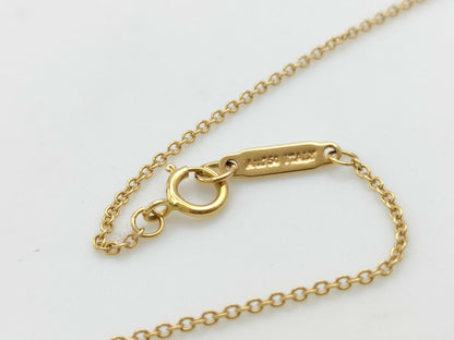 Tiffany & Co. Paper Flower Diamond Necklace in Yellow Gold and Au750, 2.4g 