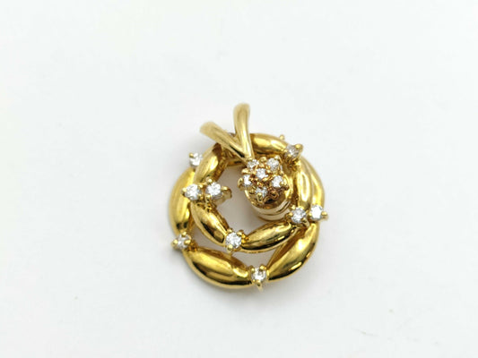 D0.30ct K18 6.2g Pendant Top 