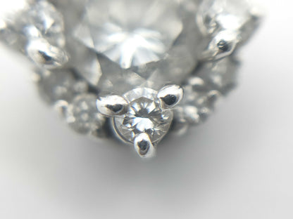 D0.334ct FD0.14ct K18WG 1.2g Pendant Top 