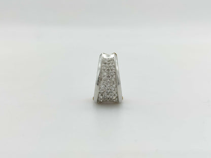 D0.20ct Earrings, 5.8g per side, K18/PT900 