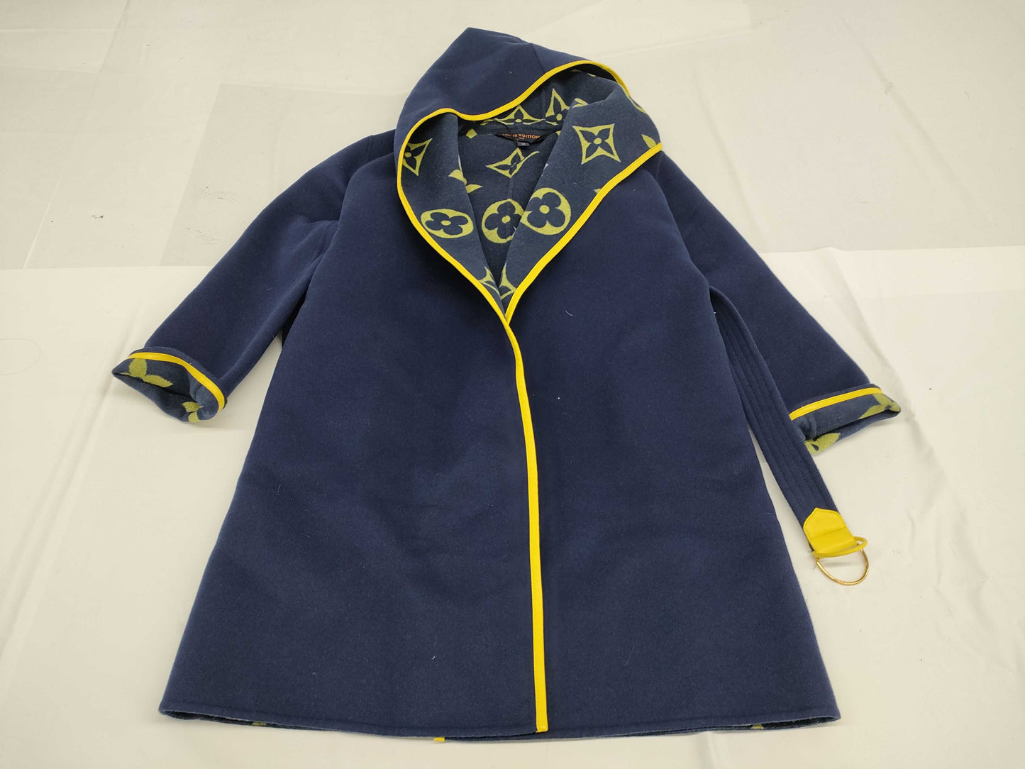 LOUIS VUITTON Monogram Wrap Coat Monogram 38 Coat