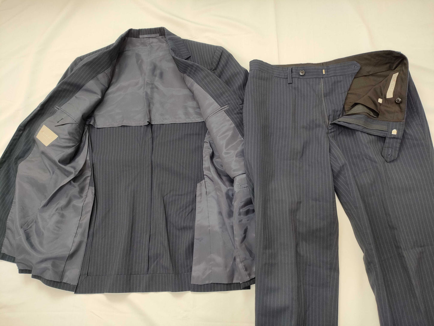 UNITED ARROWS Men's Suit Set, Stain-Free Navy Jacket