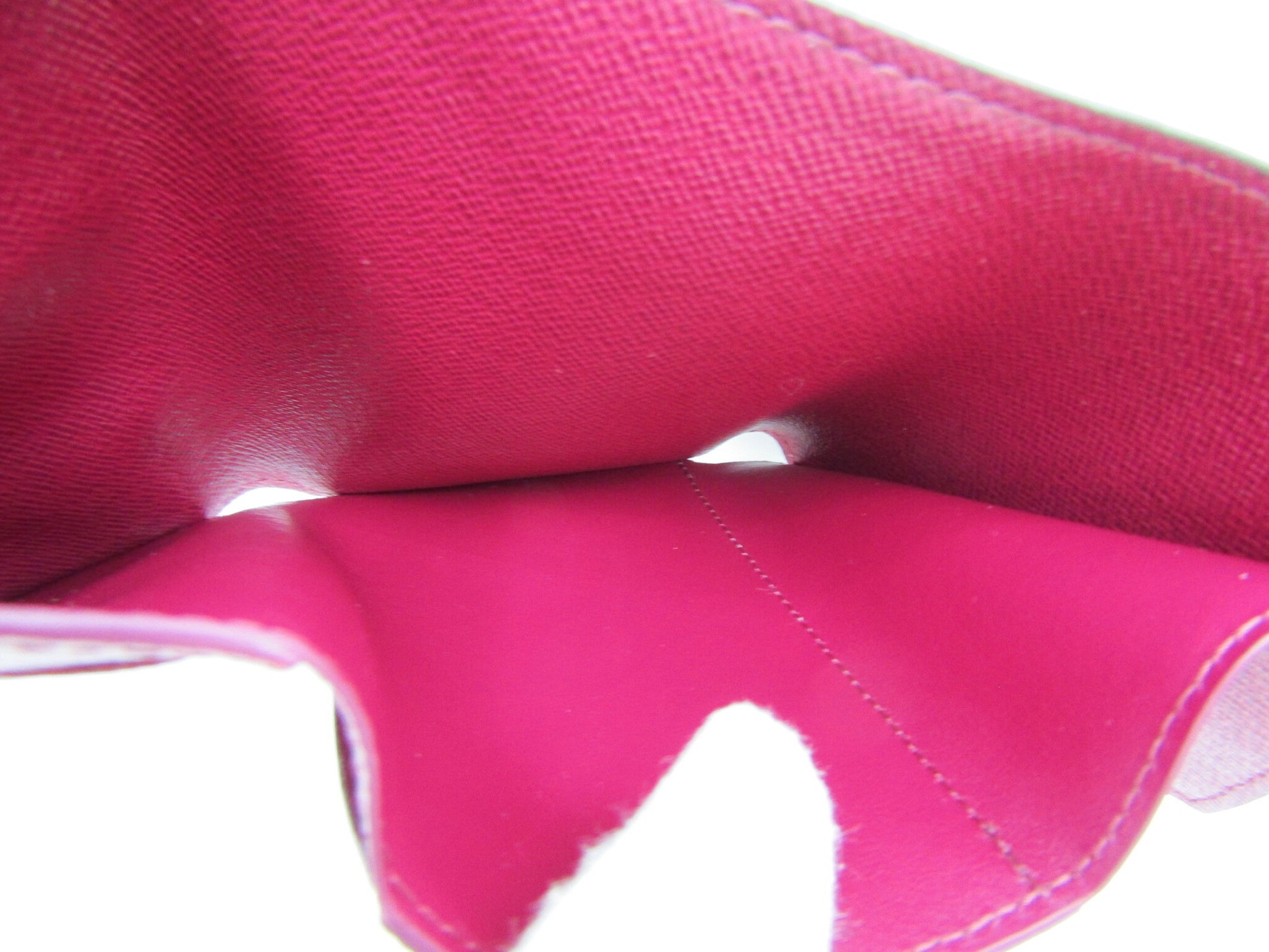 LOUIS VUITTON Monogram LV Portefeuille Victorine M41938 Monogram/Fuchsia Unused Wallet