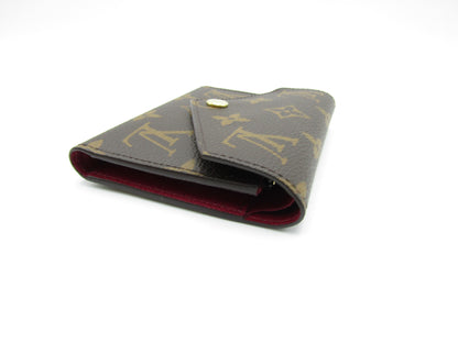 LOUIS VUITTON Monogram LV Portefeuille Victorine M41938 Monogram/Fuchsia Unused Wallet