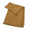 LOUIS VUITTON LV Monogram Shawl/Stole M1259 Silk/Wool Brown Other Accessories