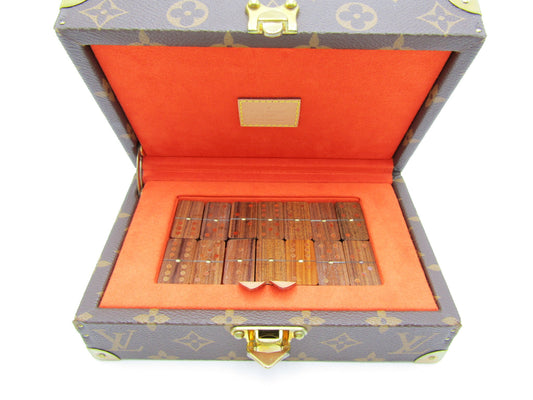LOUIS VUITTON Monogram LV Coffret Domino Set, 28 Pieces, Interior Game, Other Accessories