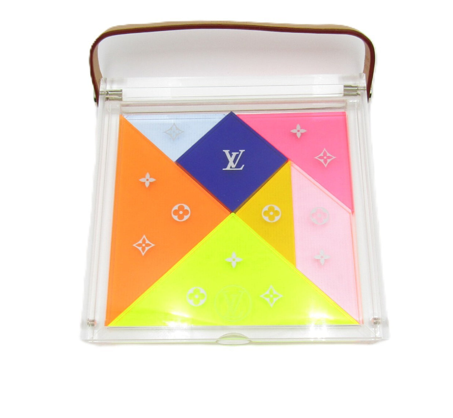LOUIS VUITTON LV Tangram Puzzle GI0480 7-Piece Puzzle/Plexiglass Educational Toy