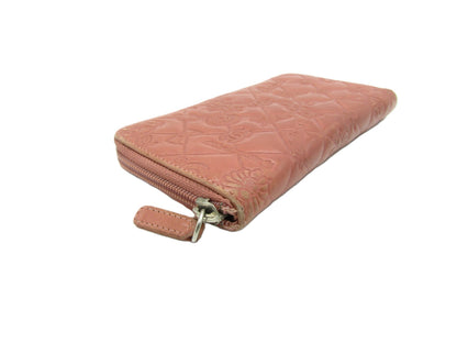 CHANEL Icon Series CHANEL Icon Line Long Zip Wallet Pink S Hardware Wallet