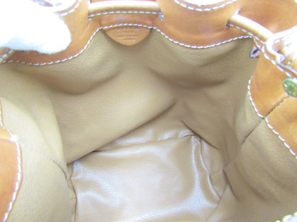 CELINE Macadam Drawstring Shoulder Bag with G Hardware