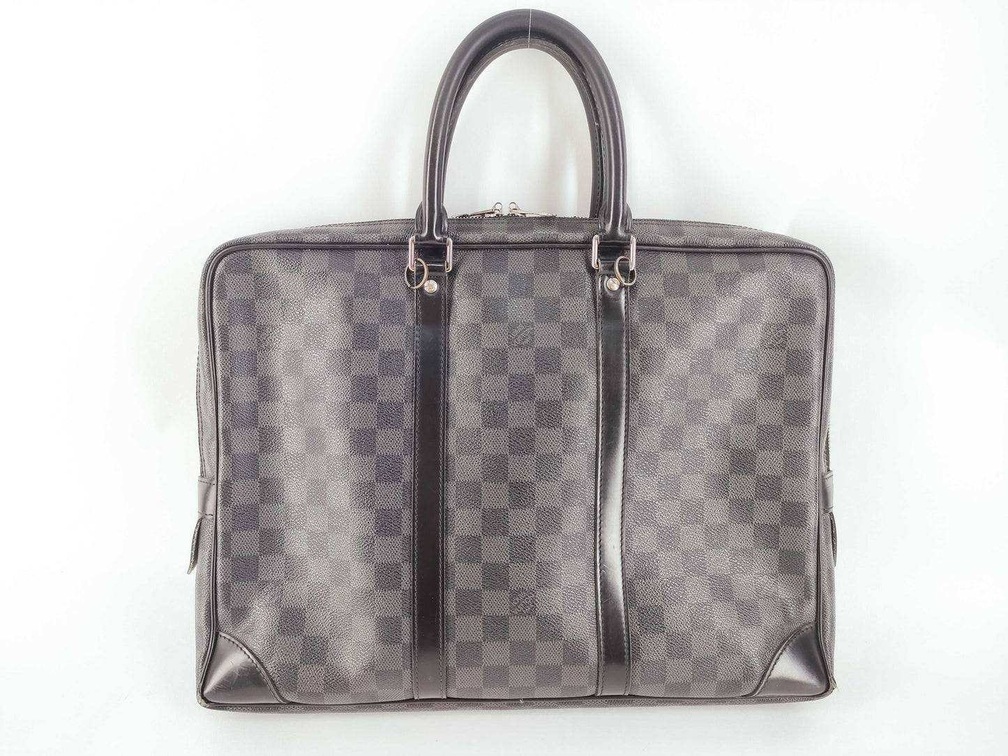 LOUIS VUITTON Damier Graphite Porte-Document Voyage BA4160 Business Bag