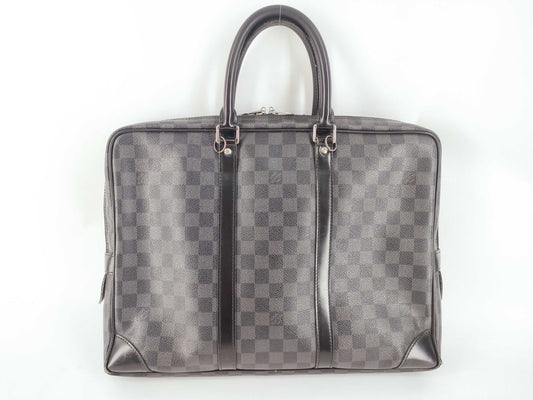 LOUIS VUITTON Damier Graphite Porte-Document Voyage BA4160 Business Bag