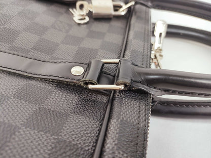 LOUIS VUITTON Damier Graphite Porte-Document Voyage BA4160 Business Bag