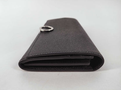 BVLGARI B.zero1 Bi-fold Long Wallet, Black, Unused