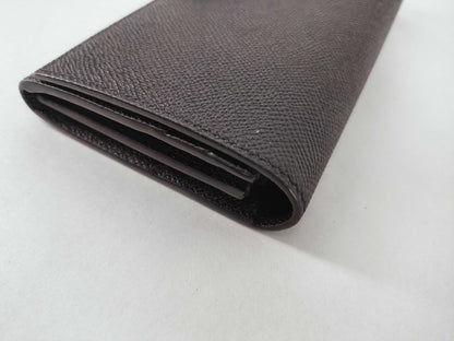 BVLGARI B.zero1 Bi-fold Long Wallet, Black, Unused