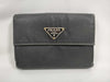 PRADA Nylon Prada Folding Wallet Black 1M0523 Wallet