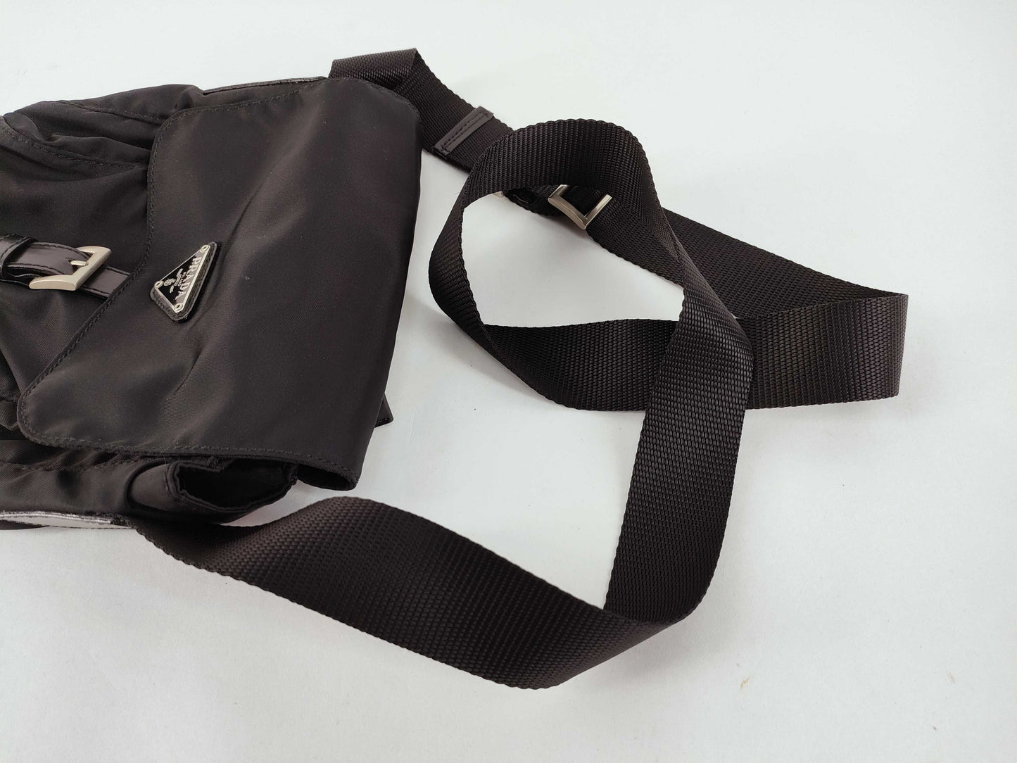 PRADA Nylon Prada Nylon Shoulder Bag Black B7794