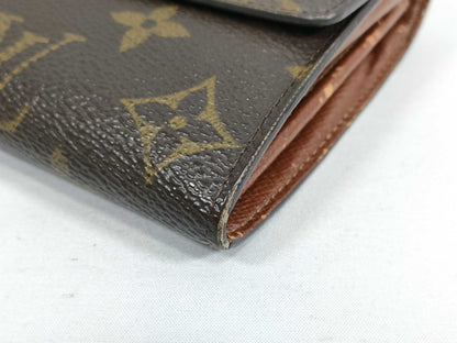 LOUIS VUITTON Monogram Porte Monnaie Credit Wallet TH0042