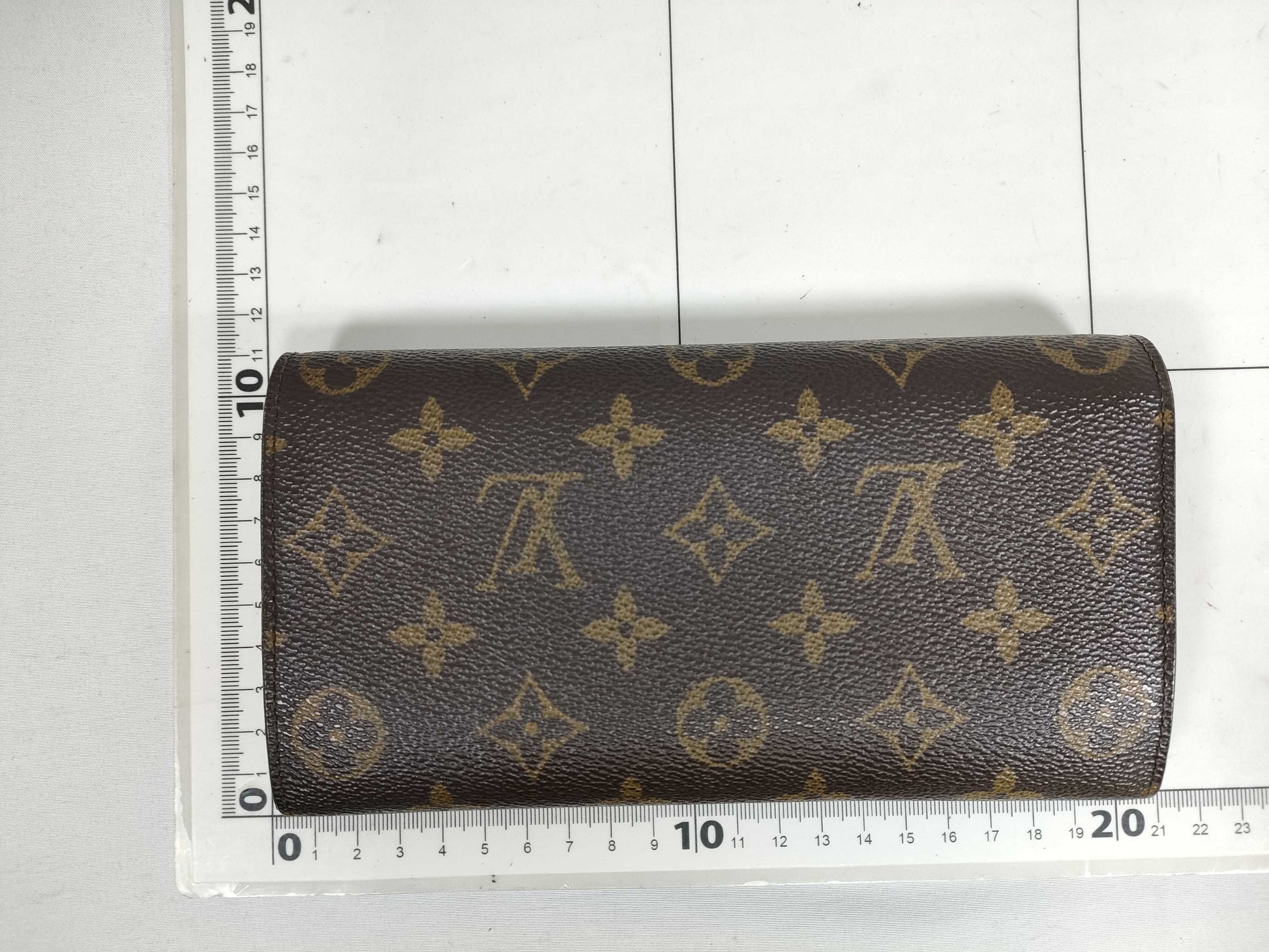 LOUIS VUITTON Monogram Porte Monnaie Credit Wallet TH0042