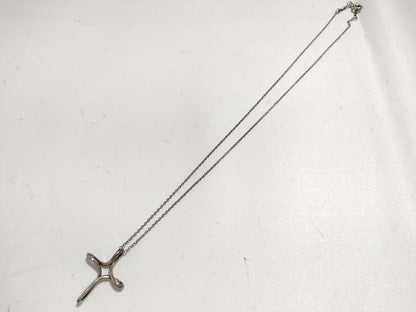 Tiffany & Co. Cross Motif Tiffany Cross Necklace 925 Necklace