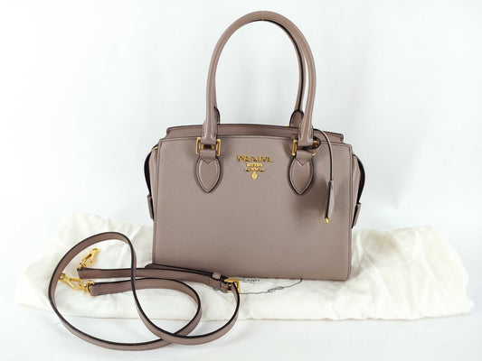 PRADA Saffiano 2WAY W26 Handbag