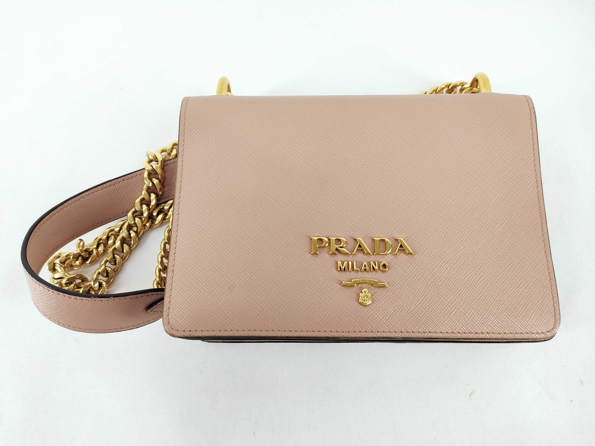 PRADA Saffiano Chain Shoulder Bag W20