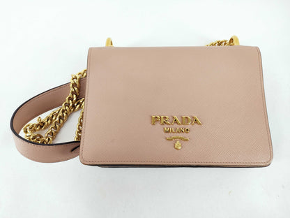 PRADA Saffiano Chain Shoulder Bag W20