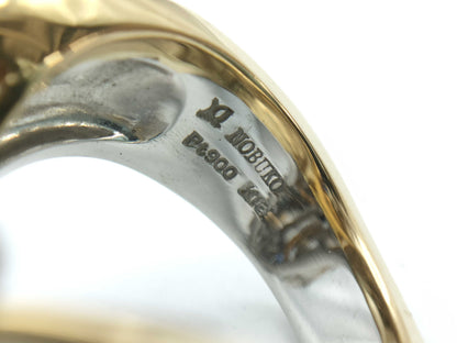 Nobuko Ishikawa S0.50ct D0.30ct PT900/K18 22.4g Ring 