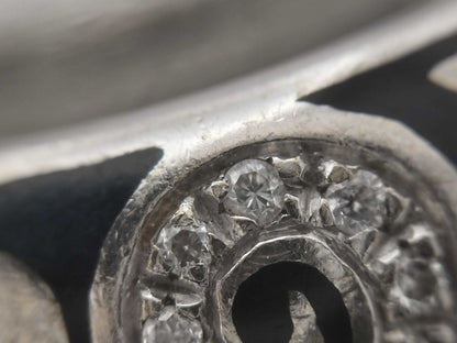 FRANCK MULLER Talisman Enamel Diamond Ring, 750 White Gold, 16.2g 