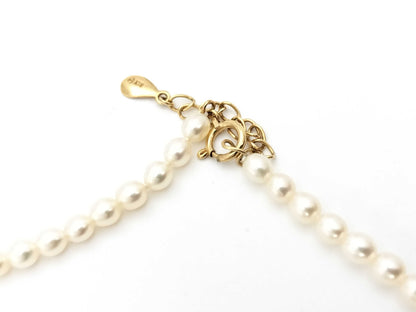 TASAKI Pearl Necklace, approx. 3.6-8.0mm diameter, 0.01ct, 18K gold, 8.8g 