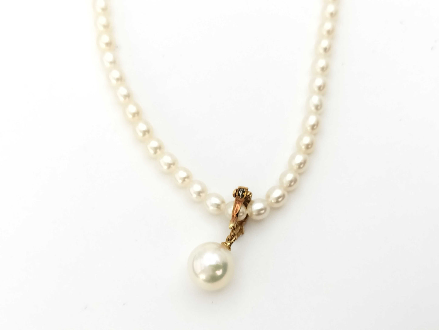 TASAKI Pearl Necklace, approx. 3.6-8.0mm diameter, 0.01ct, 18K gold, 8.8g 