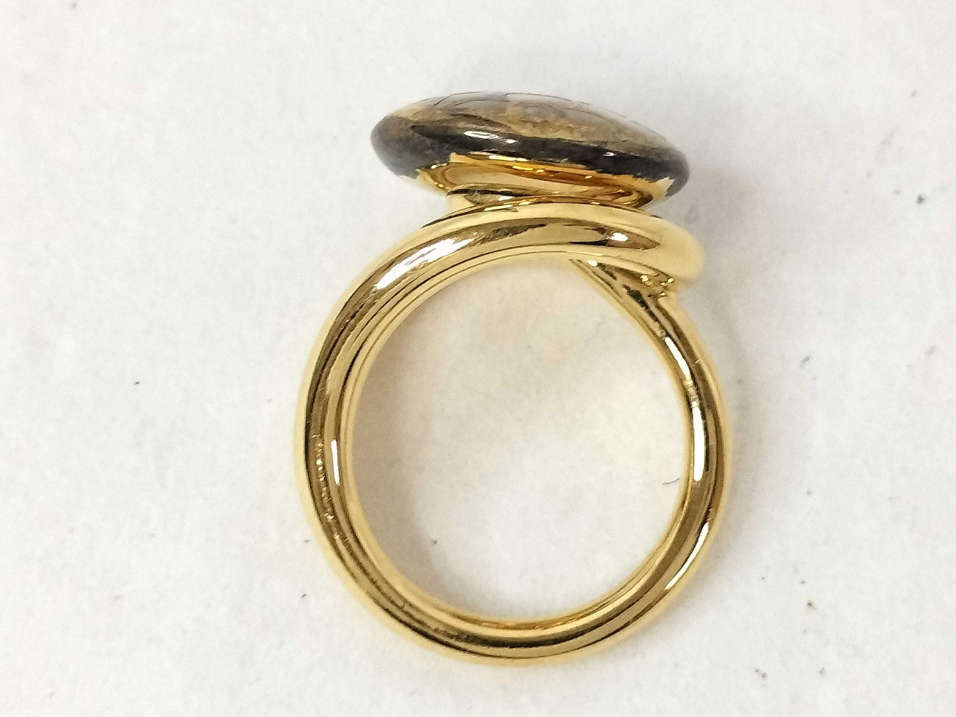 LOUIS VUITTON Monogram Louis Vuitton Bergceleste Rose Ring M65973 Ring