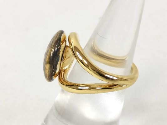 LOUIS VUITTON Monogram Louis Vuitton Bergceleste Rose Ring M65973 Ring